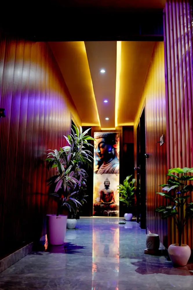 Ambient corridor at Lavya Thai Spa